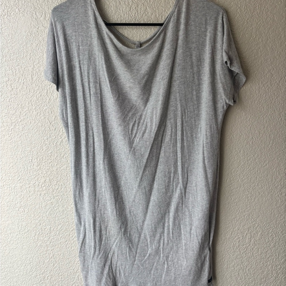 Obey Heather Gray Women's Short Sleeve Tee